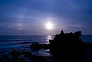 Blue Sunset at Tannah Lot Temple